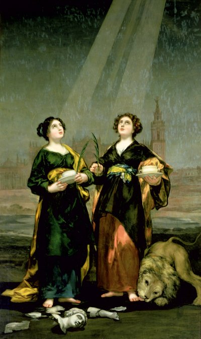 St. Justina and St. Rufina, 1817 by Francisco de Goya